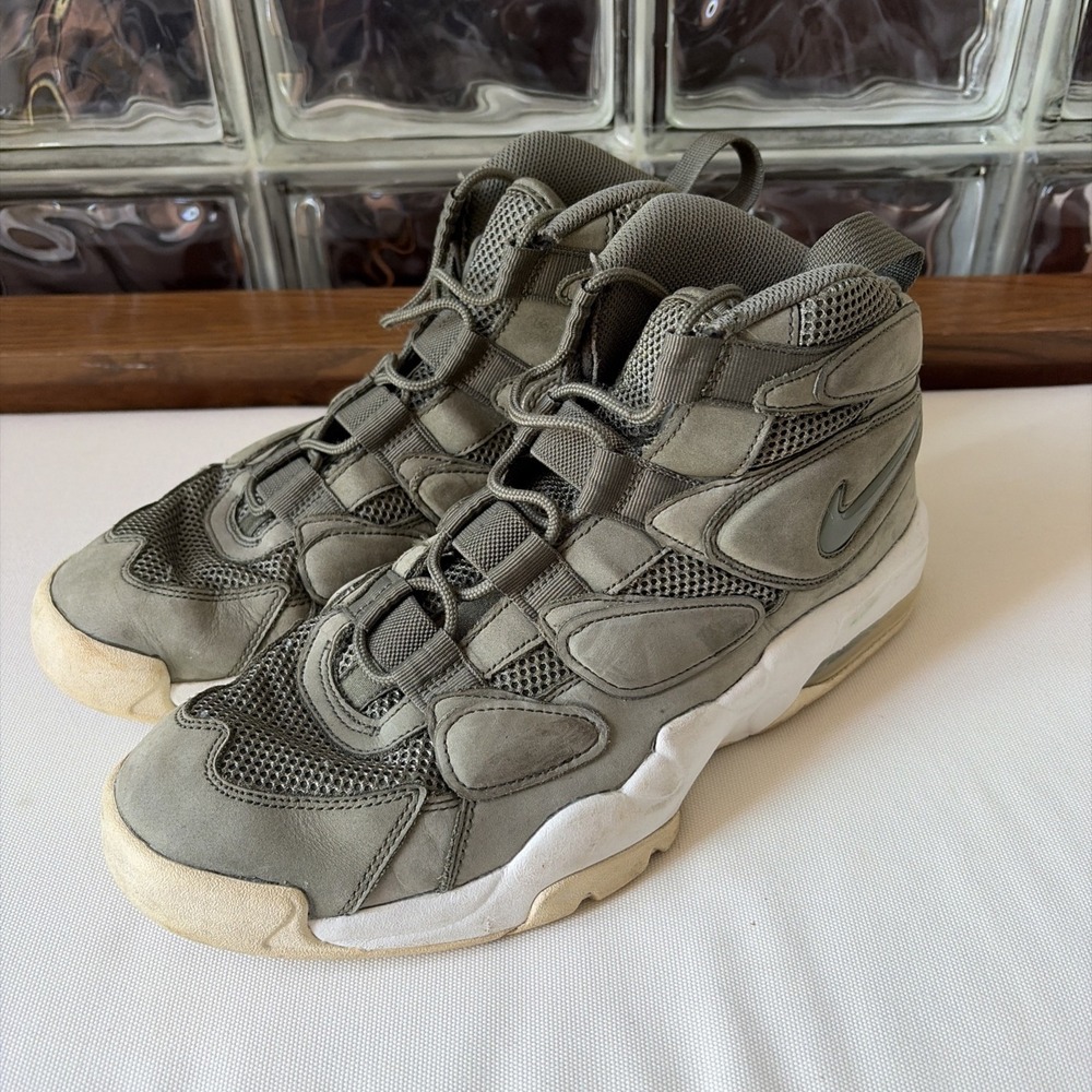 Nike‎ Air Max Uptempo 2 "Urban Haze" Size 11 Green White 919831-300